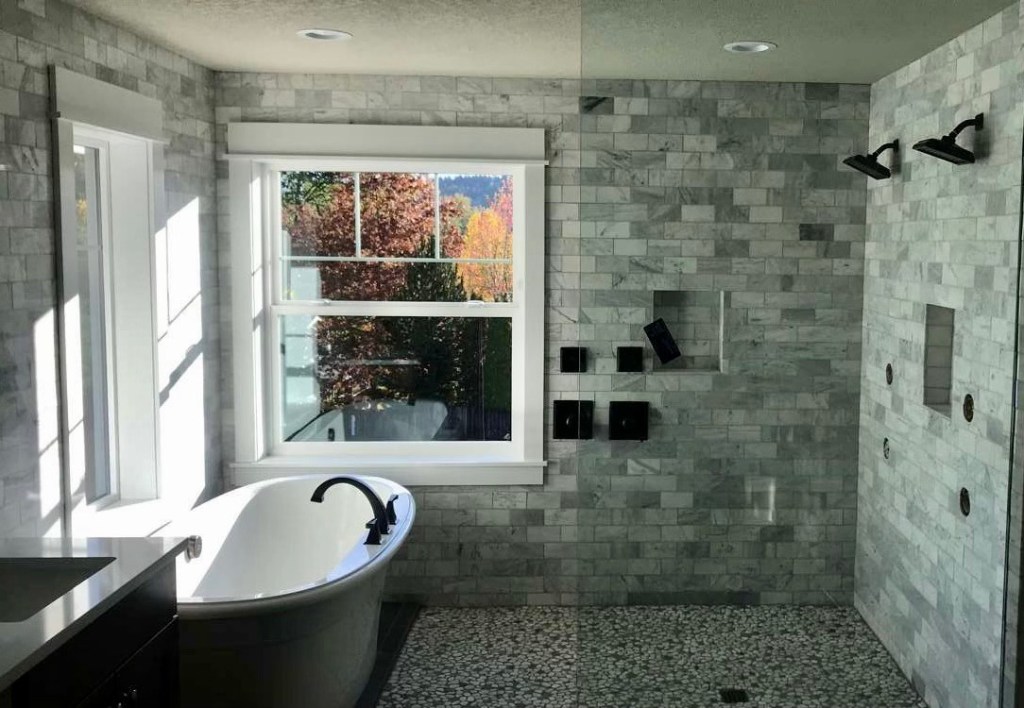 This was a large tile shower in Springfield, Missouri