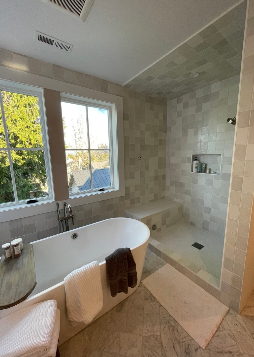 Tile shower and floor installation in Bolivar, Missouri